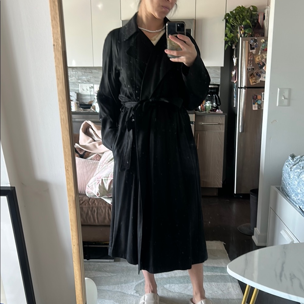 Babaton oversized Black Trench Coat
